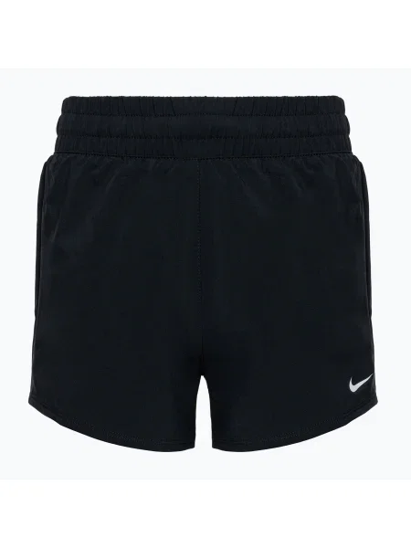 Детски къси панталони Nike One High-Waisted black/white бяло