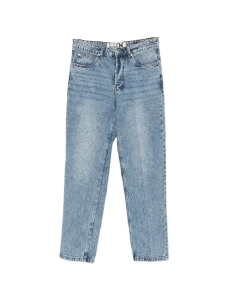 Blugi John Richmond cu broderie albastru