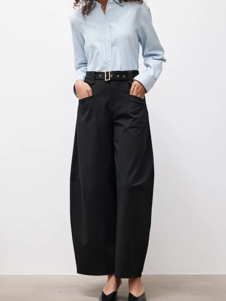 Answear.LAB pantaloni pentru femei cu negru