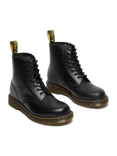 Botki Dr. Martens sznurowane skórzane czarne