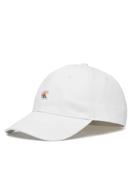 Șapcă Calvin Klein Iridecent alb