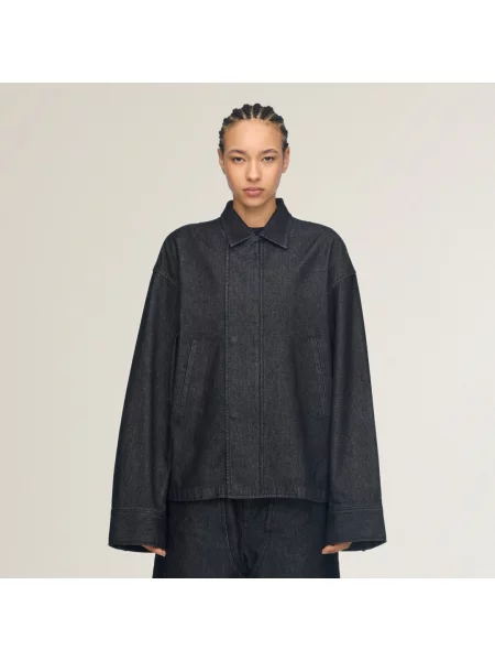 Džínová bunda DENIM BLOUSON černá