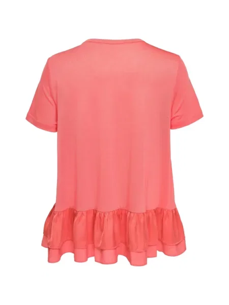 Top Club21 Collection cu volane roz