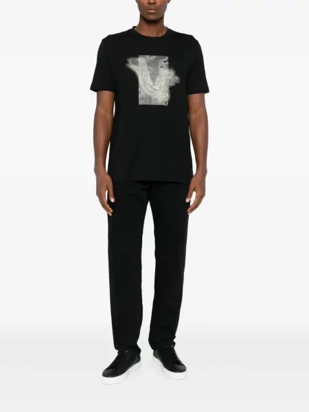 Tricou Boss cu imagine negru