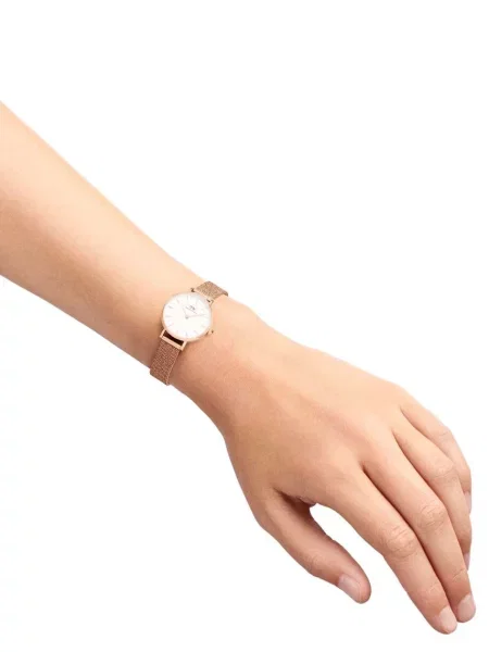 Годинник Daniel Wellington Petite 24 Pressed рожевий