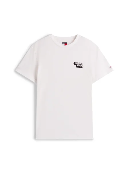 Tommy Jeans Tricou negru alb