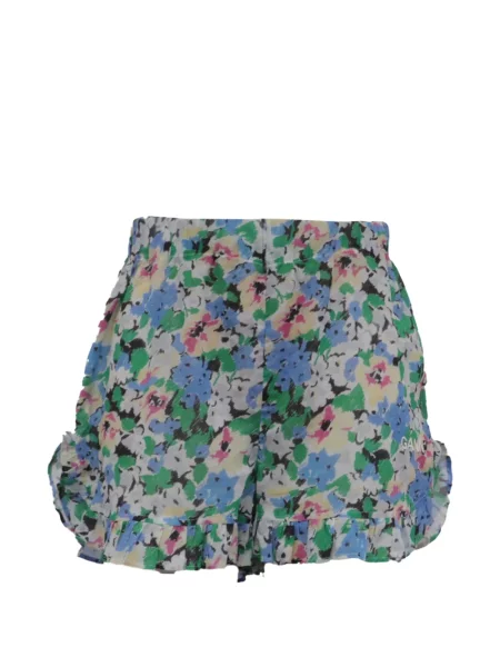 Pantaloni scurți Ganni alb
