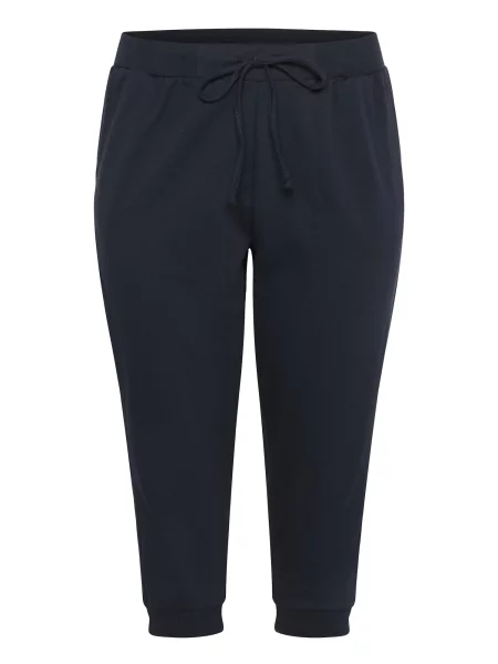 KAFFE CURVE Kalhoty KCAnn marine modrá