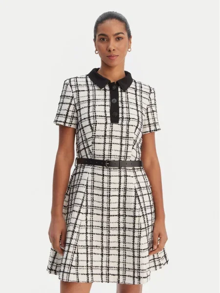 Morgan Rochie negru alb