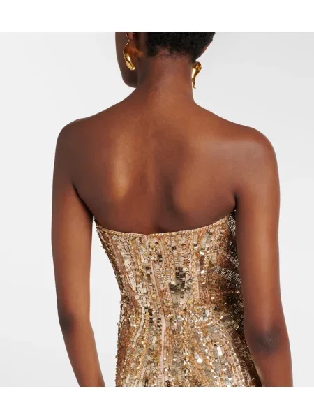 Rochie Jenny Packham auriu