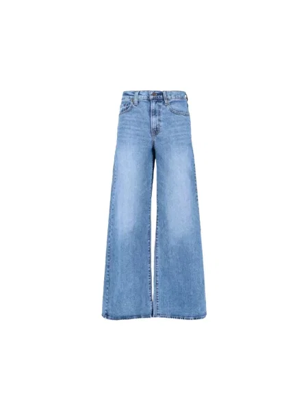 Levi's jeansy HR WIDE LEG niebieskie