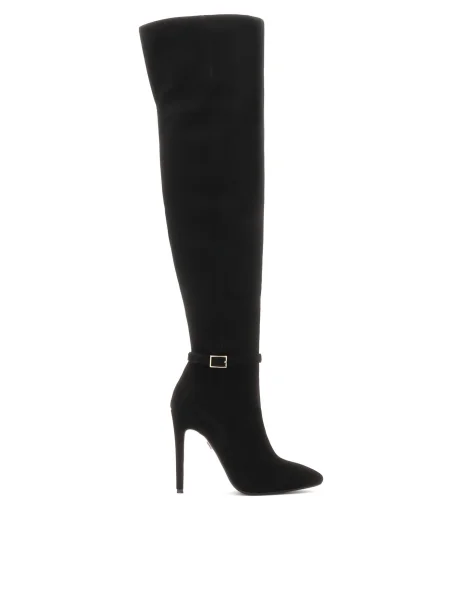 Kazar Škornji čez koleno črna