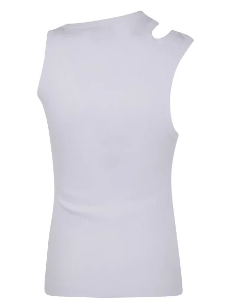 Τοπ Versace Jeans Couture με αγκράφα λευκό