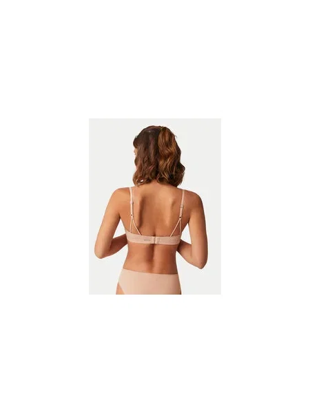 Ysabel Mora Bralette melltartó bézs