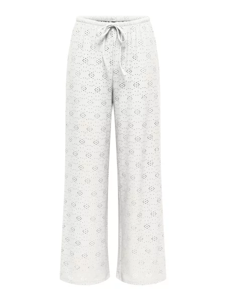 ONLY Pantaloni ONLSMILLA murdar alb