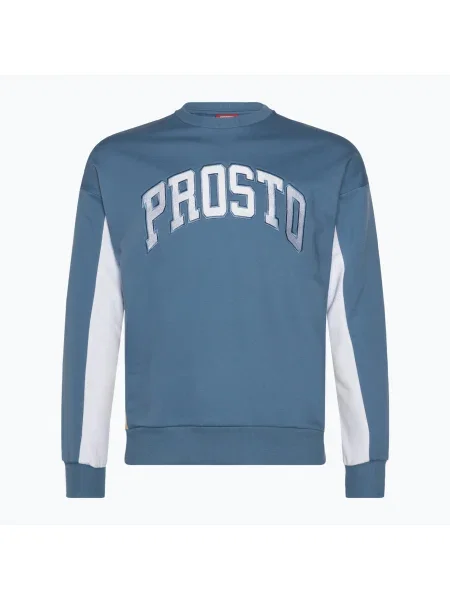 Мъжки суитшърт PROSTO Crewneck Splork blue синьо