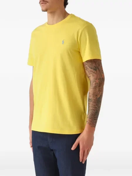 Πουκάμισο Polo Ralph Lauren με κέντημα από ζέρσεϋ μπλε
