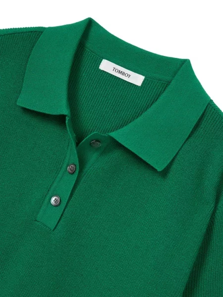 Tricou polo Tomboy verde