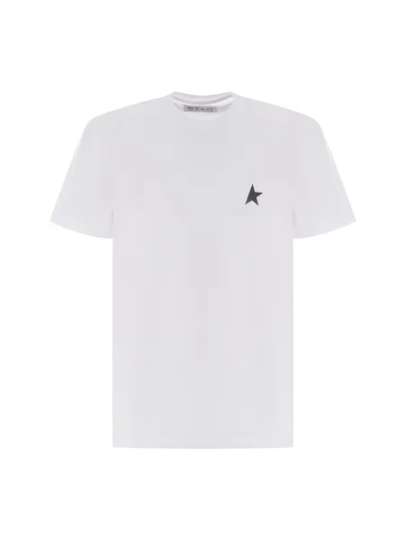 Koszulka Golden Goose z logo biała
