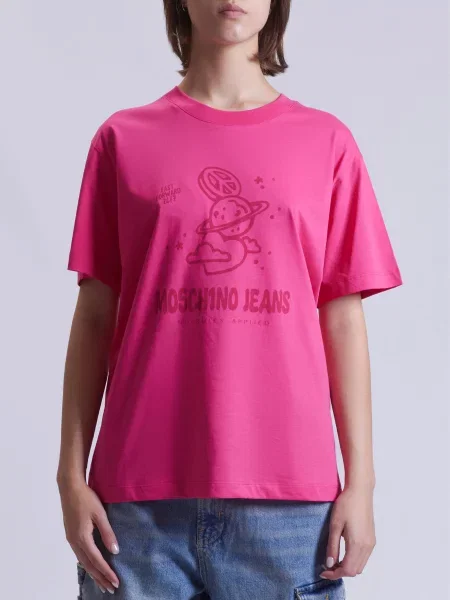 Футболка Moschino розовая