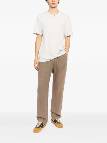 Tricou James Perse din jerseu gri