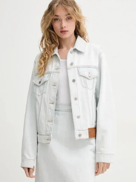 Bally geacă din denim de tranzitie albastru