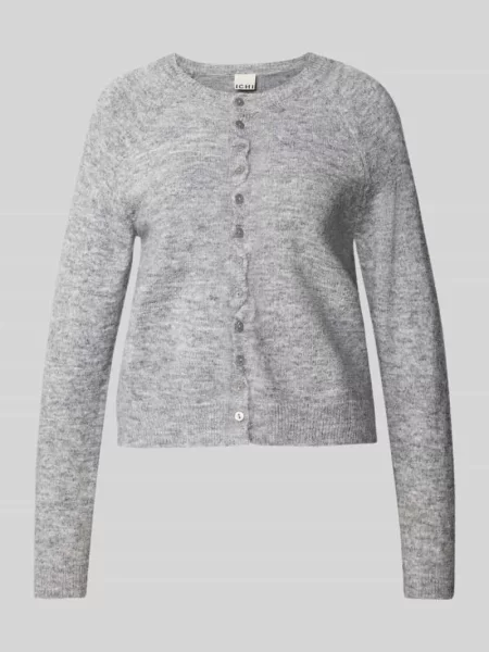 Kardigan rozpinany o kroju regular fit z mieszanki wełny model SAGE' Ichi