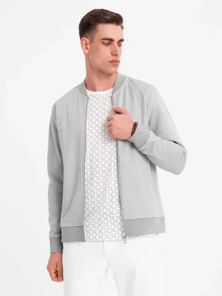 Hanorac cu glugă Ombre cu glugă alb