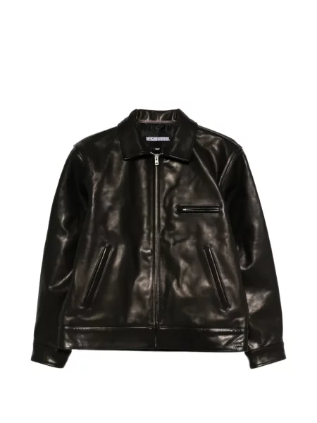 Geanta de piele Neighborhood negru