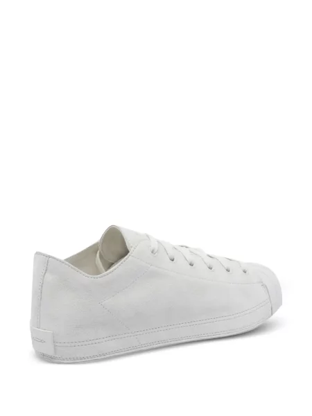 Sneakerși Y-3 cu șireturi din piele de căprioară alb