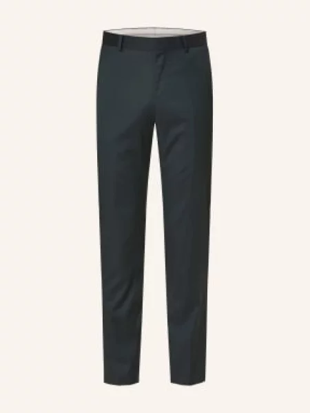 Boss Spodnie Garniturowe Genius Slim Fit gruen zielone