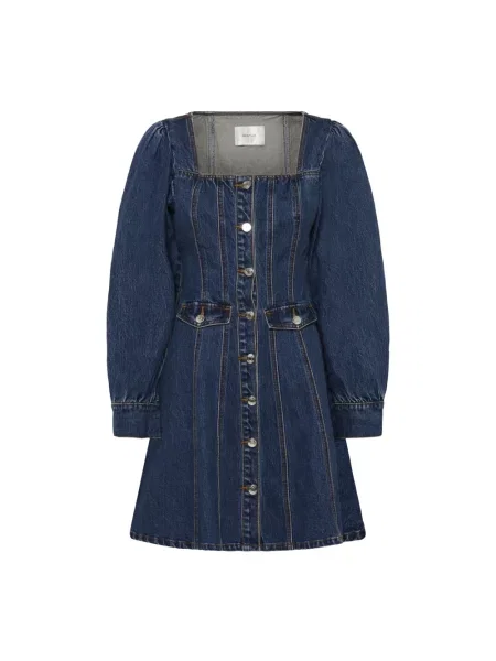 Sukienka koszulowa Gestuz niebieska