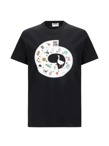 Tricou Moschino cu imagine negru