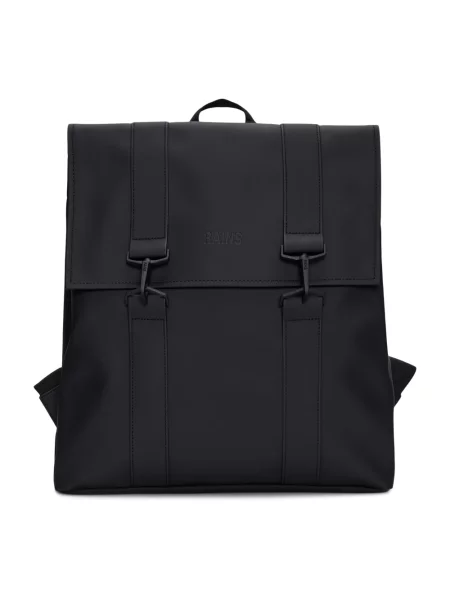 Rains MSN Bag Black Unisex Plecaki i torby Rains Size: One size czarny