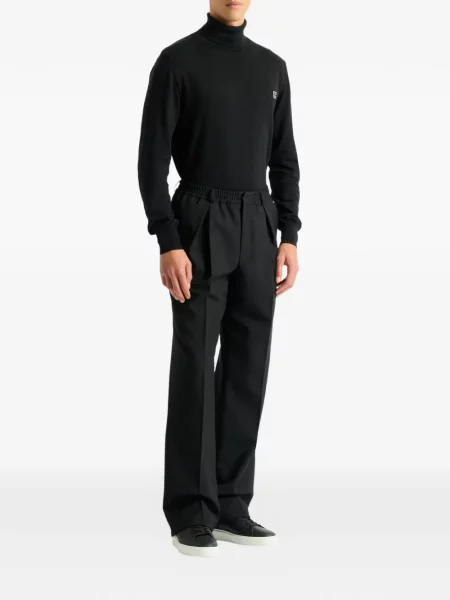 Pantaloni Balmain de lână negru