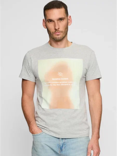 Тениска Mister Tee сиво