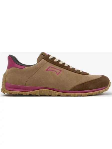 Buty do biegania Camper Drift Walk Leather różowy 35 beżowy