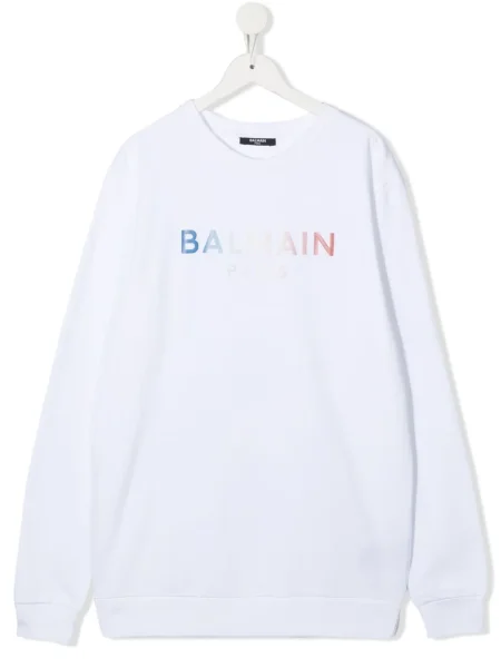 Bluza nierozpinana dziecięca Balmain biała