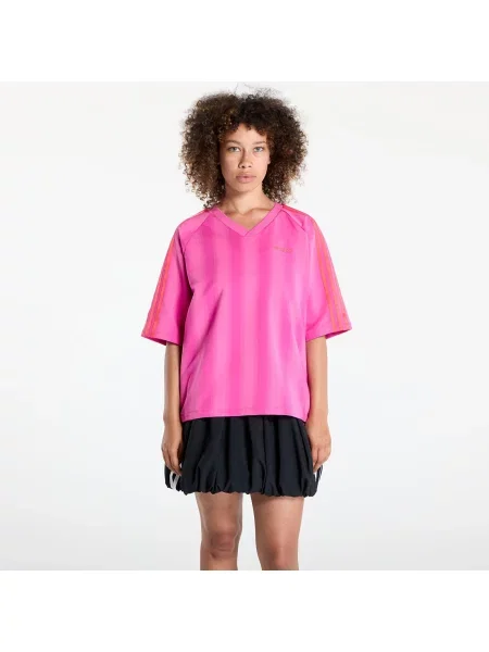 Тениска adidas Originals Linear Tee дамска лилаво розово