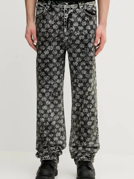 Daily Paper jeansy Velvet Rahul niebieskie