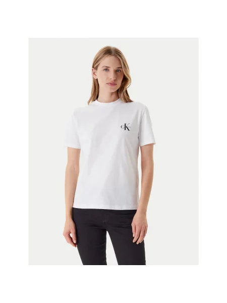 Polo majica Calvin Klein Jeans bela