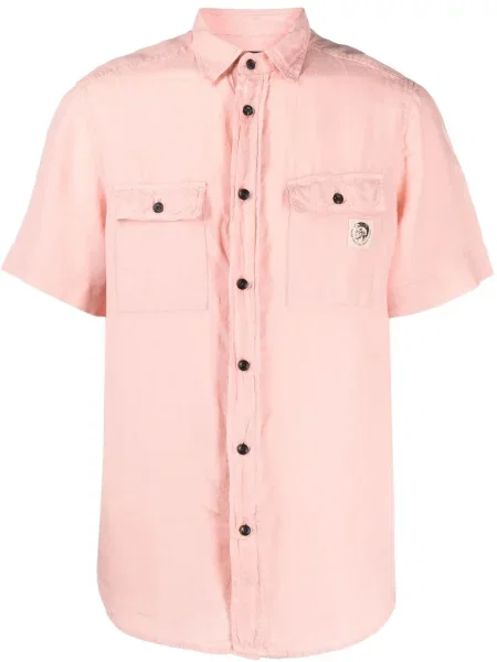 Košulja Diesel ružičasta