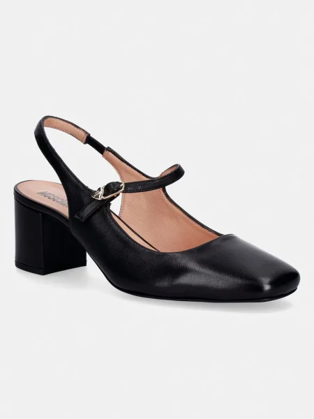 Love Moschino pantofi de piele negru