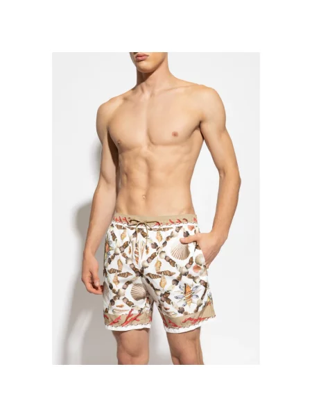 Kąpielówki Dolce And Gabbana beżowe