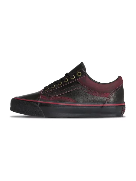Sneakersy Vans Old Skool skórzane brązowe