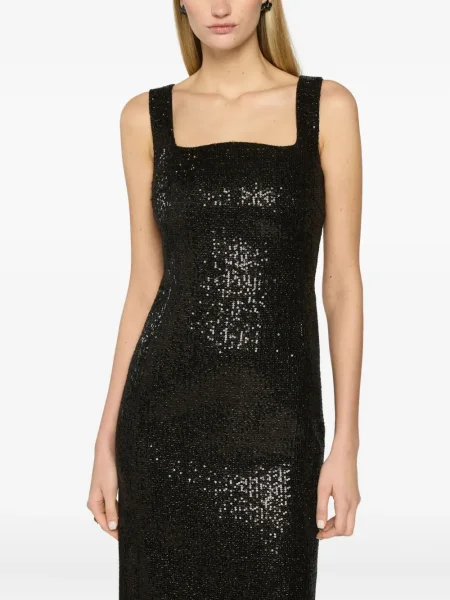 Rochie Genny cu paiete de costum negru