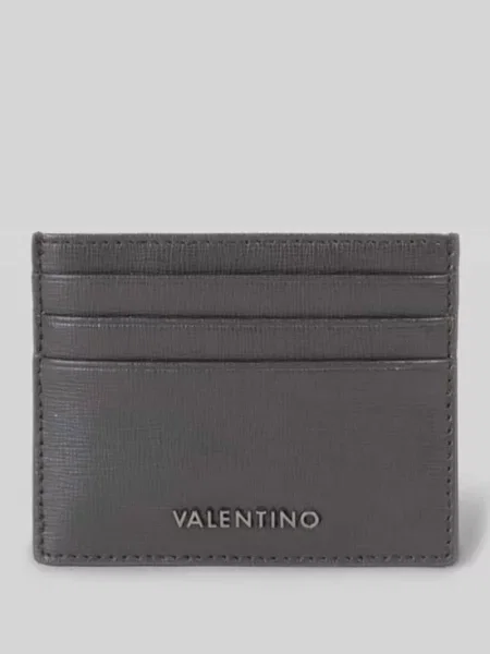 Etui na karty ze skóry bydlęcej nappa z przegródkami na karty Valentino Bags