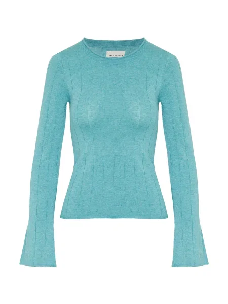 Funky Buddha Pulover turcoaz