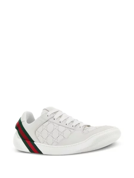 Sneakerși Gucci cu dungi alb