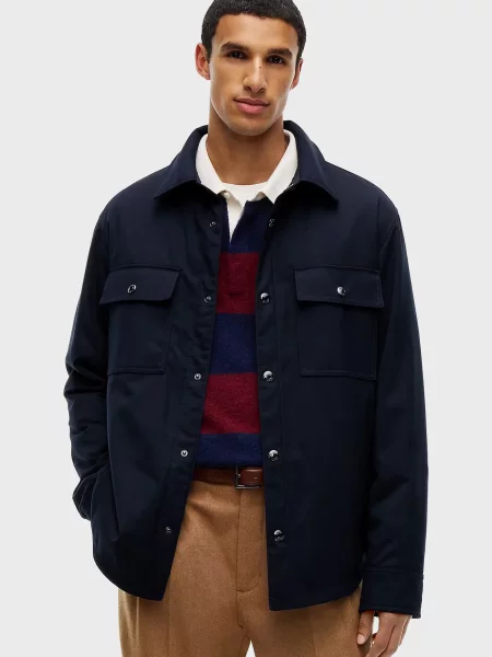 Двостороння куртка Tommy Hilfiger синя